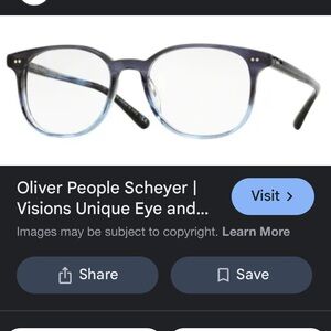 Oliver Peoples Eyeglasses Frames seasky scheyer Blue OV527 1525 /15-18 offers